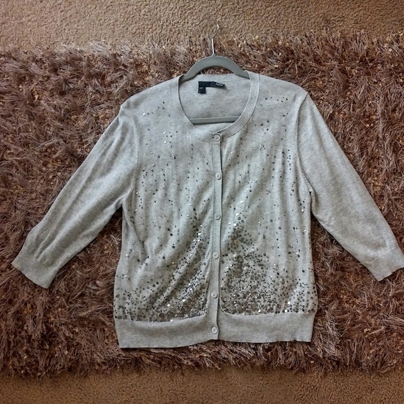 Eileen Fisher Sweaters - Eileen Fisher Grey Cardigan Size L